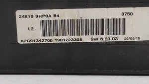 2015 Nissan Altima Instrument Cluster Speedometer Gauges P/N:24810 9HP0A B4 24810 9HP0A Fits OEM Used Auto Parts - Oemusedautoparts1.com