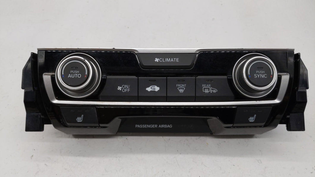 2016-2018 Honda Civic Climate Control Module Temperature AC/Heater Replacement P/N:79600TGGA610M1 79600-TBA-C410-M1 Fits OEM Used Auto Parts - Oemusedautoparts1.com