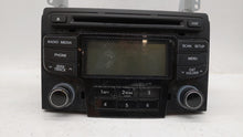 2012-2015 Hyundai Sonata Radio AM FM Cd Player Receiver Replacement P/N:96180-3Q600 96180-3Q700 Fits 2012 2013 2014 2015 OEM Used Auto Parts - Oemusedautoparts1.com