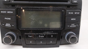 2012-2015 Hyundai Sonata Radio AM FM Cd Player Receiver Replacement P/N:96180-3Q600 96180-3Q700 Fits 2012 2013 2014 2015 OEM Used Auto Parts - Oemusedautoparts1.com