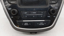 2014-2016 Hyundai Elantra Radio AM FM Cd Player Receiver Replacement P/N:961703X156GU 96170-3X156GU Fits 2014 2015 2016 OEM Used Auto Parts - Oemusedautoparts1.com