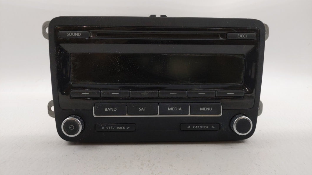 2014 Volkswagen Jetta Radio AM FM Cd Player Receiver Replacement P/N:1K0035164F Fits 2013 2015 OEM Used Auto Parts - Oemusedautoparts1.com