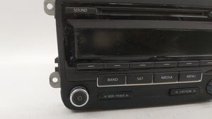 2014 Volkswagen Jetta Radio AM FM Cd Player Receiver Replacement P/N:1K0035164F Fits 2013 2015 OEM Used Auto Parts - Oemusedautoparts1.com