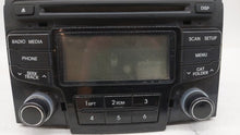 2012-2015 Hyundai Sonata Radio AM FM Cd Player Receiver Replacement P/N:96180-3Q600 96180-3Q700 Fits 2012 2013 2014 2015 OEM Used Auto Parts - Oemusedautoparts1.com