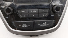 2014-2016 Hyundai Elantra Radio AM FM Cd Player Receiver Replacement P/N:961703X156GU 96170-3X156GU Fits 2014 2015 2016 OEM Used Auto Parts - Oemusedautoparts1.com