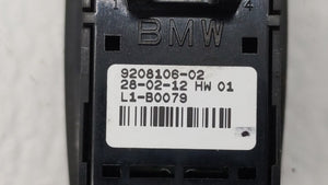 2013 Bmw X3 Passeneger Right Rear Power Window Switch 9208106 - Oemusedautoparts1.com