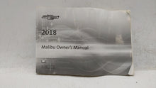 2018 Chevrolet Malibu Owners Manual Book Guide OEM Used Auto Parts - Oemusedautoparts1.com