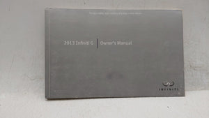 2013 Infiniti G35 Owners Manual Book Guide OEM Used Auto Parts - Oemusedautoparts1.com