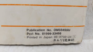 1997 Toyota Camry Owners Manual Book Guide OEM Used Auto Parts - Oemusedautoparts1.com