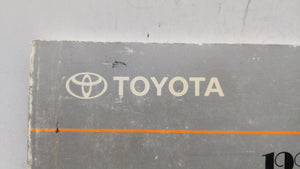 1991 Toyota Camry Owners Manual Book Guide OEM Used Auto Parts
