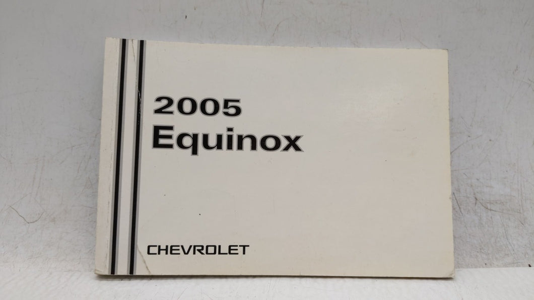 2005 Chevrolet Equinox Owners Manual Book Guide OEM Used Auto Parts - Oemusedautoparts1.com