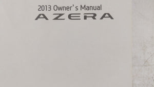 2013 Hyundai Azera Owners Manual Book Guide OEM Used Auto Parts - Oemusedautoparts1.com