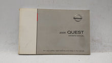 2005 Nissan Quest Owners Manual Book Guide OEM Used Auto Parts - Oemusedautoparts1.com