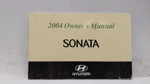 2004 Hyundai Sonata Owners Manual Book Guide OEM Used Auto Parts - Oemusedautoparts1.com