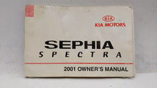 2001 Kia Spectra Owners Manual Book Guide OEM Used Auto Parts - Oemusedautoparts1.com