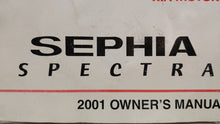 2001 Kia Spectra Owners Manual Book Guide OEM Used Auto Parts - Oemusedautoparts1.com