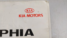 2001 Kia Spectra Owners Manual Book Guide OEM Used Auto Parts - Oemusedautoparts1.com