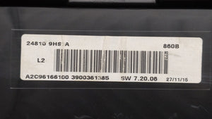 2016-2017 Nissan Altima Instrument Cluster Speedometer Gauges P/N:24810 9HS8B 24810 9HS8A Fits 2016 2017 OEM Used Auto Parts - Oemusedautoparts1.com