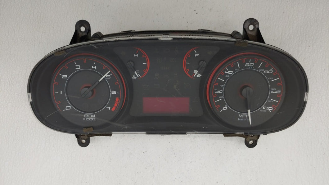 2013 Dodge Dart Instrument Cluster Speedometer Gauges P/N:05091892AC 05091892AE Fits OEM Used Auto Parts - Oemusedautoparts1.com