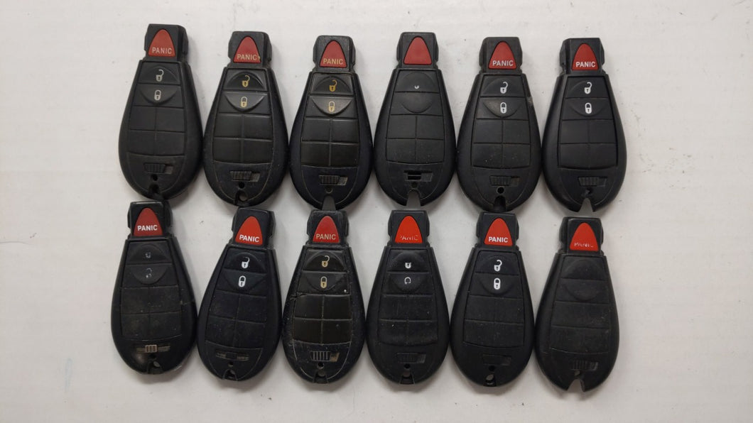 Lot of 12 Aftermarket Keyless Entry Remote Fob MIXED FCC IDS MIXED PART - Oemusedautoparts1.com