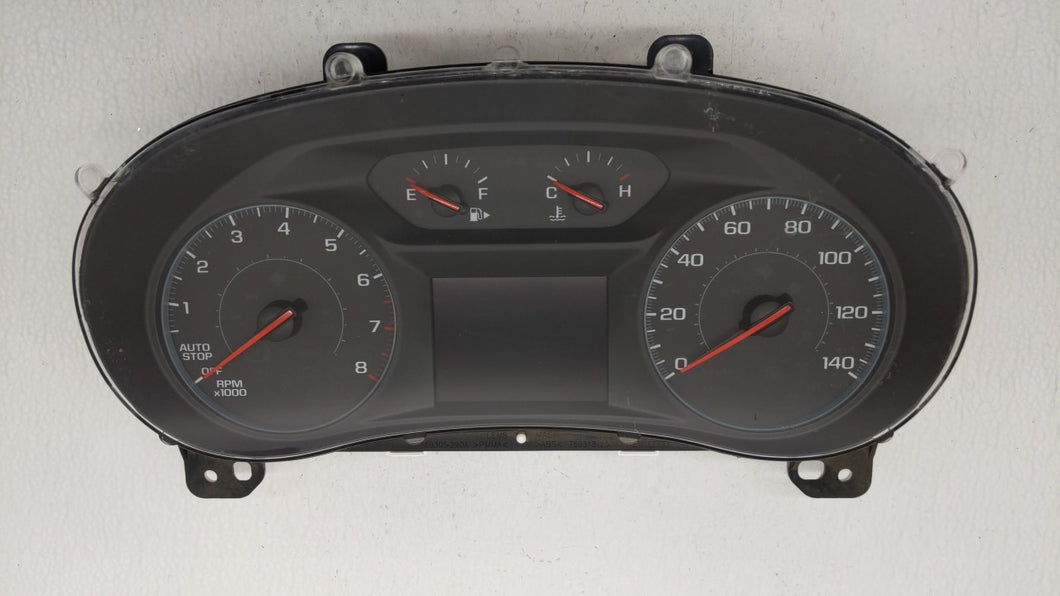 2017-2018 Chevrolet Malibu Instrument Cluster Speedometer Gauges P/N:84356877 84128302 Fits 2017 2018 OEM Used Auto Parts - Oemusedautoparts1.com