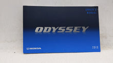 2013 Honda Odyssey Owners Manual Book Guide OEM Used Auto Parts - Oemusedautoparts1.com