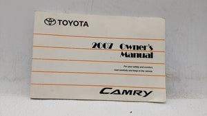 2007 Toyota Camry Owners Manual Book Guide OEM Used Auto Parts - Oemusedautoparts1.com