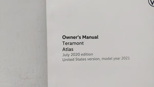 2020 Volkswagen Teramont Owners Manual Book Guide OEM Used Auto Parts - Oemusedautoparts1.com