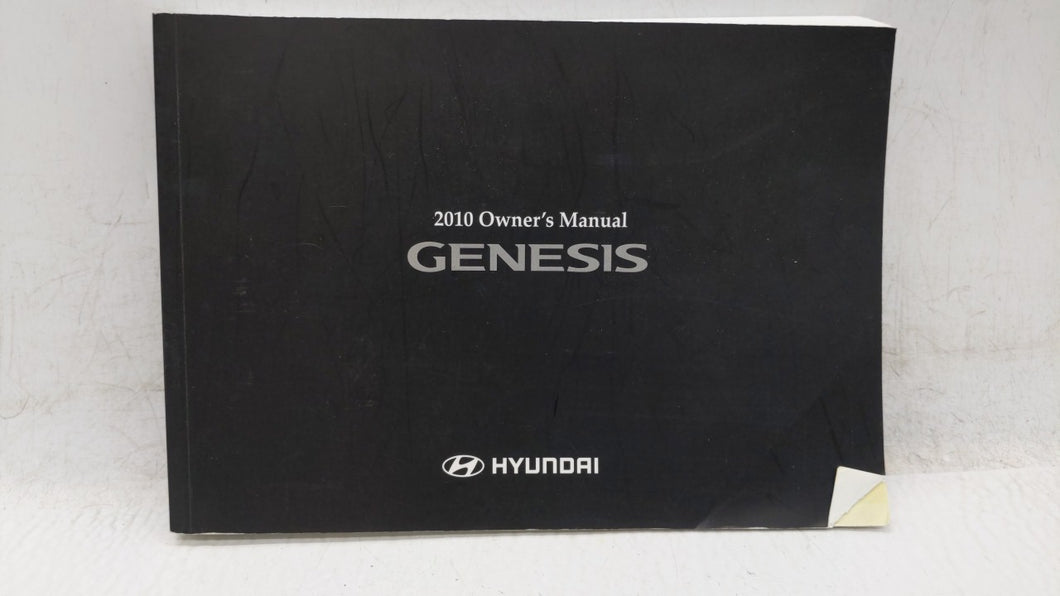 2010 Hyundai Genesis Owners Manual Book Guide OEM Used Auto Parts - Oemusedautoparts1.com