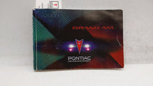 2000 Pontiac Grand Am Owners Manual Book Guide OEM Used Auto Parts - Oemusedautoparts1.com