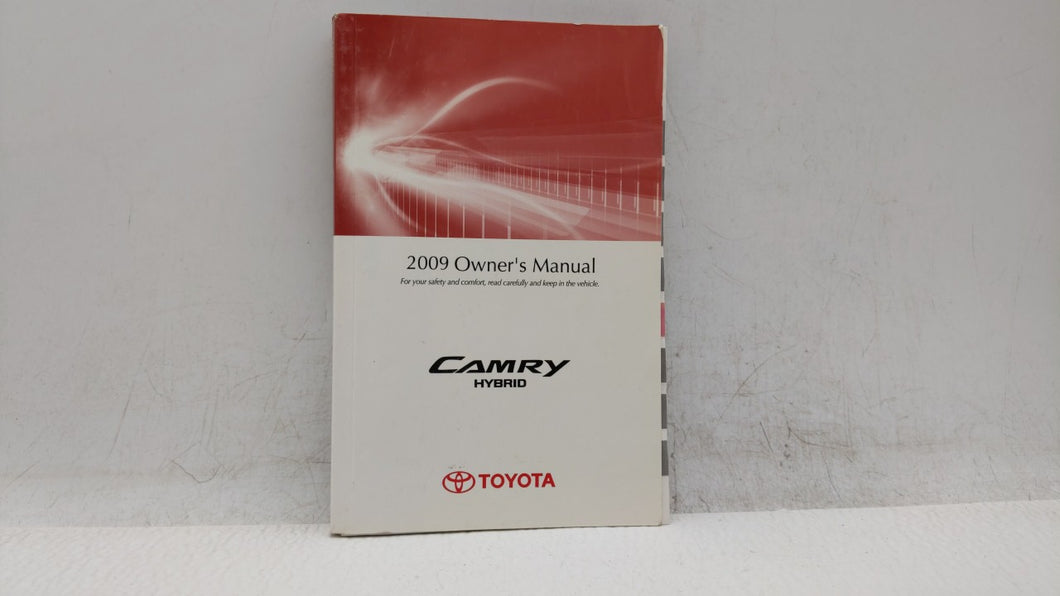 2009 Toyota Camry Owners Manual Book Guide OEM Used Auto Parts - Oemusedautoparts1.com