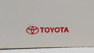 2009 Toyota Camry Owners Manual Book Guide OEM Used Auto Parts - Oemusedautoparts1.com