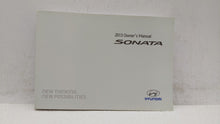 2013 Hyundai Sonata Owners Manual Book Guide OEM Used Auto Parts - Oemusedautoparts1.com