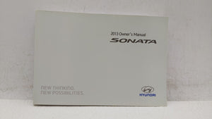 2013 Hyundai Sonata Owners Manual Book Guide OEM Used Auto Parts - Oemusedautoparts1.com