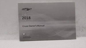 2018 Chevrolet Cruze Owners Manual Book Guide OEM Used Auto Parts - Oemusedautoparts1.com