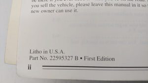 1995 Oldsmobile 88 Owners Manual Book Guide OEM Used Auto Parts - Oemusedautoparts1.com