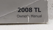 2008 Acura Tl Owners Manual Book Guide OEM Used Auto Parts - Oemusedautoparts1.com