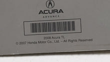 2008 Acura Tl Owners Manual Book Guide OEM Used Auto Parts - Oemusedautoparts1.com