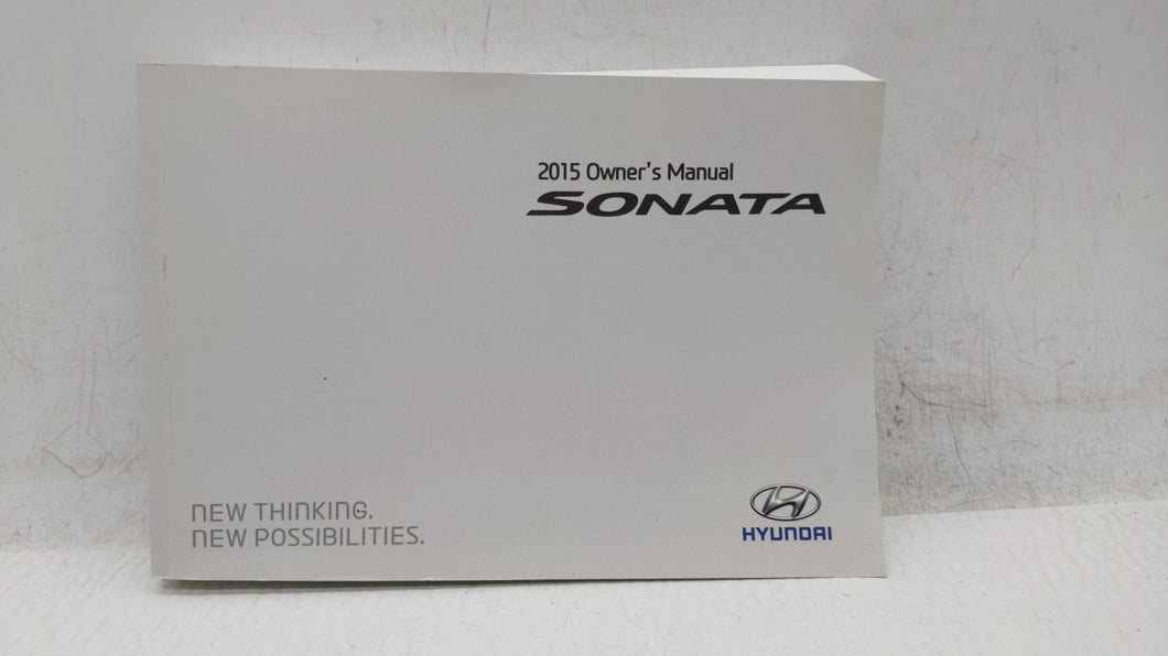 2015 Hyundai Sonata Owners Manual Book Guide OEM Used Auto Parts - Oemusedautoparts1.com