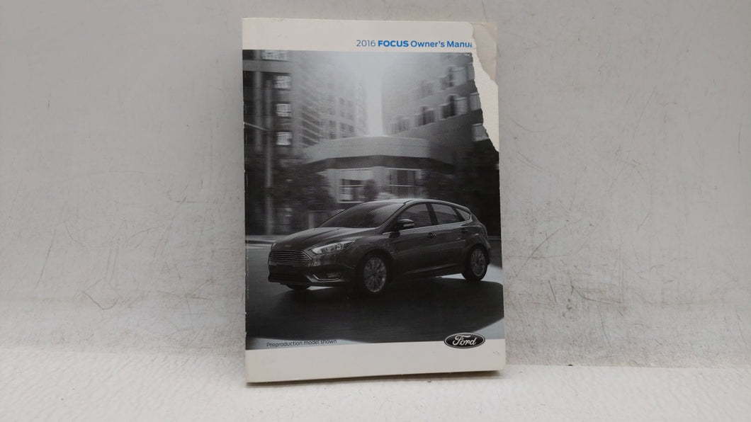 2016 Ford Focus Owners Manual Book Guide OEM Used Auto Parts