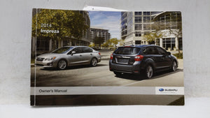 2014 Subaru Impreza Owners Manual Book Guide OEM Used Auto Parts - Oemusedautoparts1.com