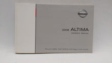 2008 Nissan Altima Owners Manual Book Guide OEM Used Auto Parts - Oemusedautoparts1.com