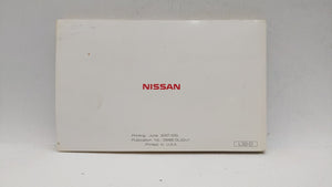 2008 Nissan Altima Owners Manual Book Guide OEM Used Auto Parts - Oemusedautoparts1.com