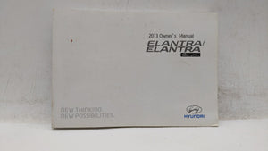 2013 Hyundai Elantra Owners Manual Book Guide OEM Used Auto Parts