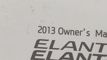 2013 Hyundai Elantra Owners Manual Book Guide OEM Used Auto Parts