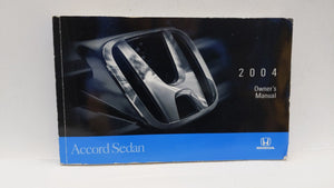 2004 Honda Accord Owners Manual Book Guide OEM Used Auto Parts