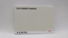 2019 Kia Forte Owners Manual Book Guide OEM Used Auto Parts