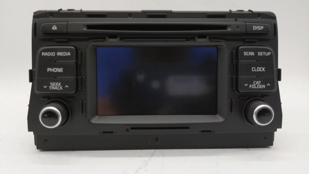 2016-2018 Kia Optima Radio AM FM Cd Player Receiver Replacement P/N:96180-D5100WK AC1A1D5AN Fits 2016 2017 2018 OEM Used Auto Parts - Oemusedautoparts1.com