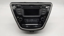 2014-2016 Hyundai Elantra Radio AM FM Cd Player Receiver Replacement P/N:961703X156GU 96170-3X156GU Fits 2014 2015 2016 OEM Used Auto Parts - Oemusedautoparts1.com