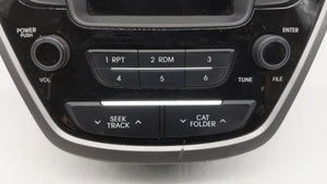 2014-2016 Hyundai Elantra Radio AM FM Cd Player Receiver Replacement P/N:961703X156GU 96170-3X156GU Fits 2014 2015 2016 OEM Used Auto Parts - Oemusedautoparts1.com